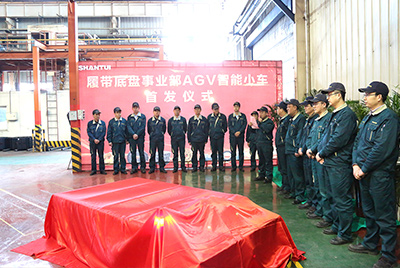 九游老哥必备的交流社区首台AGV智能小车揭彩首发
